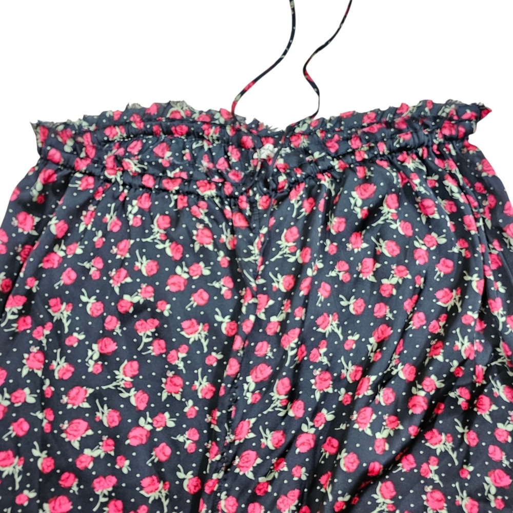 Intimately Free People Wide Leg Floral Sleep Pajama Pants In L NWOT - Picture 3 of 11